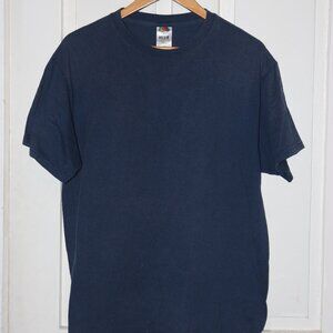 Blue Large Fruit Of The Loom Tshirt